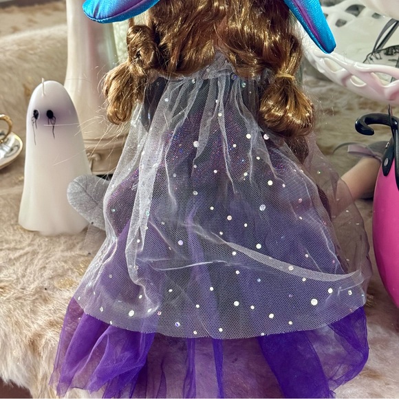 NWT! Sweetest Purple Halloween Witch Doll - Picture 6 of 8